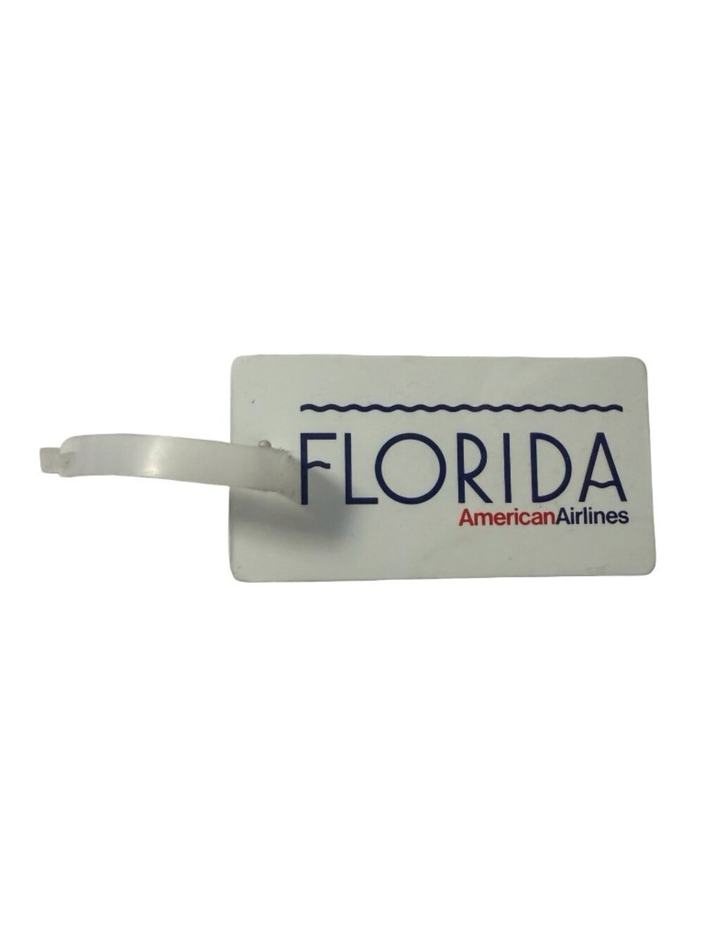 Vintage American Airlines Florida Luggage Tag Travel Baggage Identifier